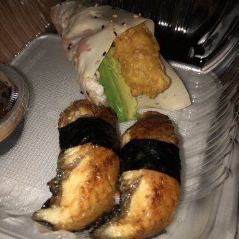 Sushi Mafia - Hello Kitty handroll and Eel sushi - Sushi Bars Near Me - Long Beach, California