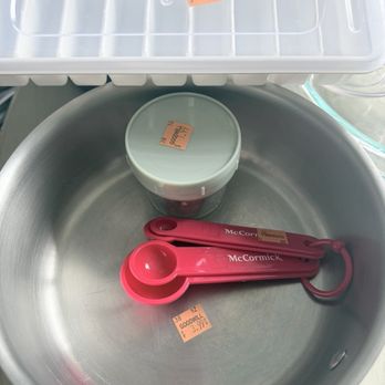 Goodwill - Pan, measuring spoons and ice cube tray - Community Service/Non-Profit Near Me - Germantown, Maryland Goodwill - Pan, measuring spoons and ice cube tray - Community Service/Non-Profit Near Me - Germantown, Maryland