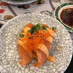 Salmon Sushi Pizza