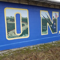 Town of Vernon, IN Mural - The Muscatatuck River and the Vernon Grey's (Civil War re-enactors)