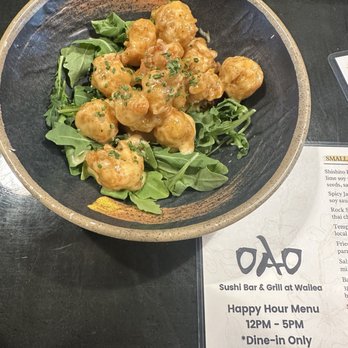 Oao - Sushi Bar & Grill at Wailea - Rock shrimp with spicy mayo - Sushi Bars Near Me - Kihei, Hawaii
