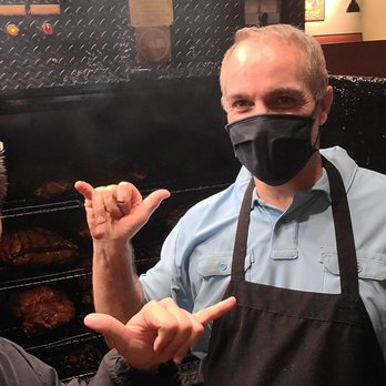 Blues On Franklin - The chef at his work - Barbeque Near Me - Chapel Hill, North Carolina