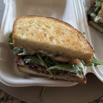 Hilltop Coffee and Kitchen - Bacon, lettuce, and tomato sandwich - Coffee & Tea Near Me - Los Angeles, California Hilltop Coffee and Kitchen - Bacon, lettuce, and tomato sandwich - Coffee & Tea Near Me - Los Angeles, California