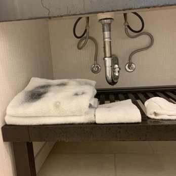 Chicago Marriott Suites O'Hare - We called the front desk and they told us they wouldn't do anything for us until the morning.... Would you want to use this bathroom??? - Hotels Near Me - Rosemont, Illinois Chicago Marriott Suites O'Hare - We called the front desk and they told us they wouldn't do anything for us until the morning.... Would you want to use this bathroom??? - Hotels Near Me - Rosemont, Illinois