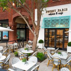Sweet Paris Crêperie & Café - Sweet Paris Southlake Front Entrance and Patio