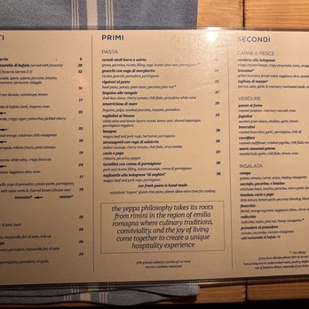 Yeppa - Food Menu 2025 - Italian Near Me - Atlanta, Georgia