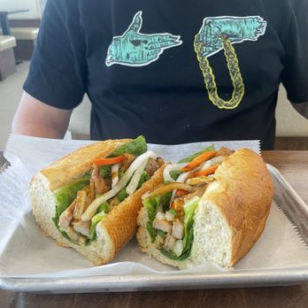 Pho Hoa - Grilled Chicken Vietnamese Sandwich. Fresh, crusty bread & lots of filling. - Vietnamese Near Me - Cypress, California Pho Hoa - Grilled Chicken Vietnamese Sandwich. Fresh, crusty bread & lots of filling. - Vietnamese Near Me - Cypress, California