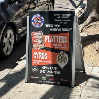New York Chicken & Gyro - Sign - Halal Near Me - Pasadena, California