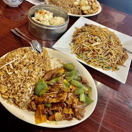 plates of food on a table plates of food on a table