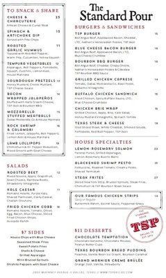Menu photo 7 The Standard Pour Dallas, TX Menu photo 7 The Standard Pour Dallas, TX