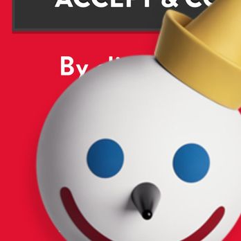 Jack in the Box - Jack's jumbo head covered the message when sign in to Free WiFi. - Fast Food Near Me - Houston, Texas