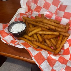 Ralphies Sports Eatery - Funnel fries OH EMM GEEEE!!!!
