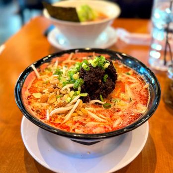 TSUKE Artisan Noodle - Tantanmen With Soup - def a more authentic Japanese style - savory broth with sweet peanut sauce undertones - Ramen Near Me - San Gabriel, California TSUKE Artisan Noodle - Tantanmen With Soup - def a more authentic Japanese style - savory broth with sweet peanut sauce undertones - Ramen Near Me - San Gabriel, California