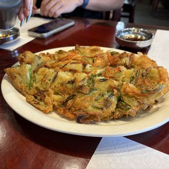 SJ Omogari - Seafood Pancake (해물파전) - Korean Near Me - San Jose, California SJ Omogari - Seafood Pancake (해물파전) - Korean Near Me - San Jose, California