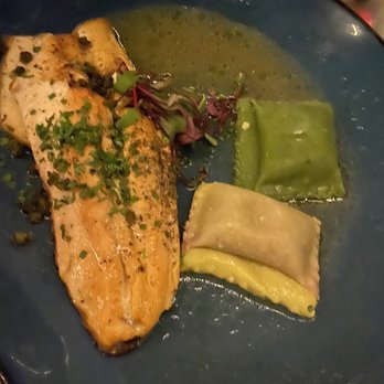 221 South Oak - Trout- and daily home made ravioli....signature dish on the menu for 21 years! - New American Near Me - Telluride, Colorado 221 South Oak - Trout- and daily home made ravioli....signature dish on the menu for 21 years! - New American Near Me - Telluride, Colorado