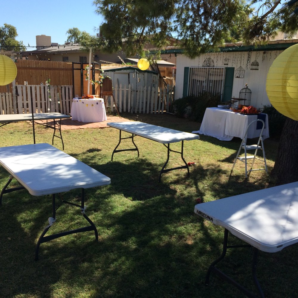 Arizona Event Rentals - Tables were sturdy and easy to set up - Party Equipment Rentals Near Me - Phoenix, Arizona Arizona Event Rentals - Tables were sturdy and easy to set up - Party Equipment Rentals Near Me - Phoenix, Arizona