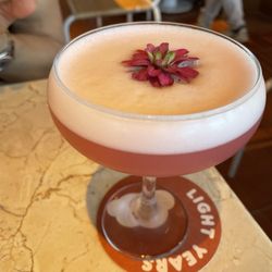 Light Years - Turkish delight - rose drink with Gin...I don't drink but this was good