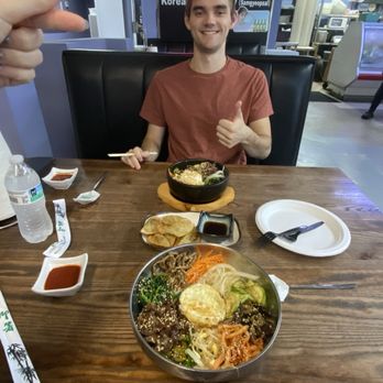 Chas Market & Kitchen - Man Doo Bibimbab Dinner Plate - Korean Near Me - San Antonio, Texas