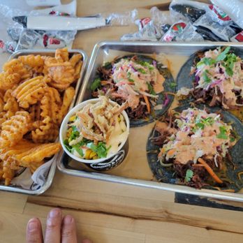 Smoke & Fire Social Eatery - Brisket Tacos - Comfort Food Near Me - Paramount, California