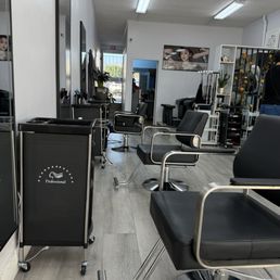 Interior of Hair Salon Interior of Hair Salon