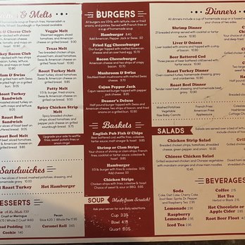 Deaner's Diner - Menu 7/2021 - American Near Me - West Fargo, North Dakota Deaner's Diner - Menu 7/2021 - American Near Me - West Fargo, North Dakota