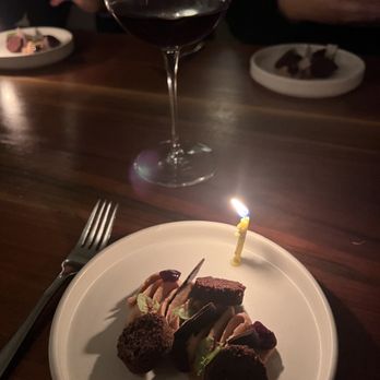 Au Courant - Chocolate cake - Modern European Near Me - Omaha, Nebraska Au Courant - Chocolate cake - Modern European Near Me - Omaha, Nebraska