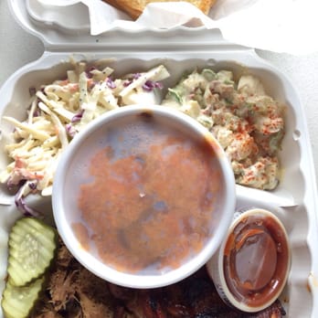 Bill & Tim's Barbecue - Pulled pork, chicken, potato bacon salad, coleslaw, and Texas toast- for only $16! - Barbeque Near Me - Eugene, Oregon