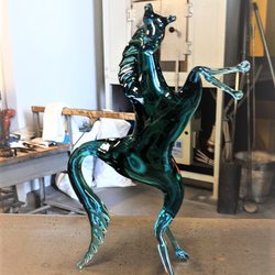 Vecchia Murano - Prancing Horse from the glass blowing demonstration