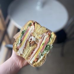 Build your own bagel sandwich
