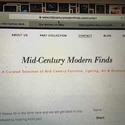 Mid-Century Modern Finds - My chair is in his past collections but not right after he sold it, he waited a while.  He's a crook and thief.