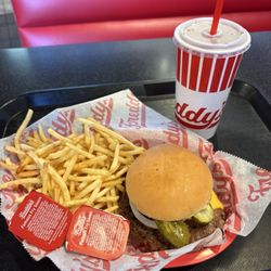 Freddy's Frozen Custard & Steakburgers - Freddy's Original Double with Freddy's Fries