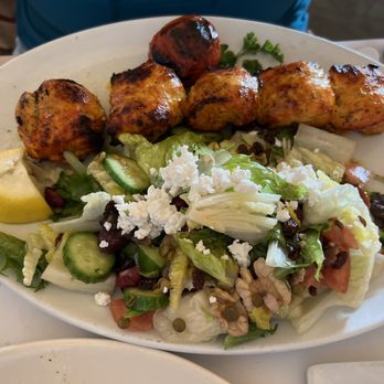 Darya Restaurant - Joojeh kabab with Darya salad - Persian/Iranian Near Me - Orange, California