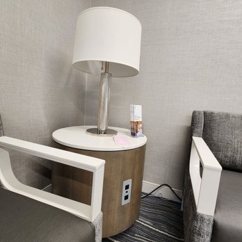 Mayo Clinic - New building opened today. Waiting room for my new allergist has charging stations on the lamp stand. - Medical Centers Near Me - Jacksonville, Florida Mayo Clinic - New building opened today. Waiting room for my new allergist has charging stations on the lamp stand. - Medical Centers Near Me - Jacksonville, Florida