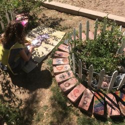 Arrowhead Montessori - Garden art!