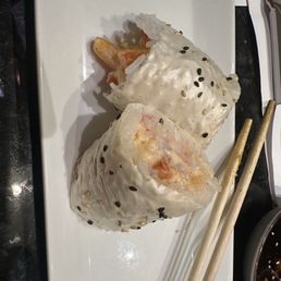 Warm crab roll