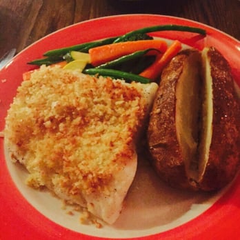 Cloverleaf Tavern - The scrod with baked potato and vegetables. Pretty big portion. - Pubs Near Me - Caldwell, New Jersey