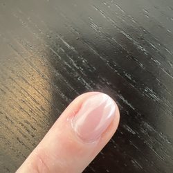 New Classique Nails & Spa - Too much product on left side