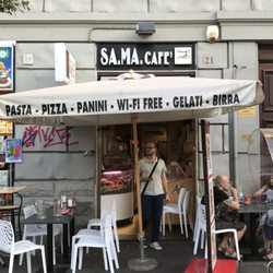 SA.MA. Cafe - Outside the café