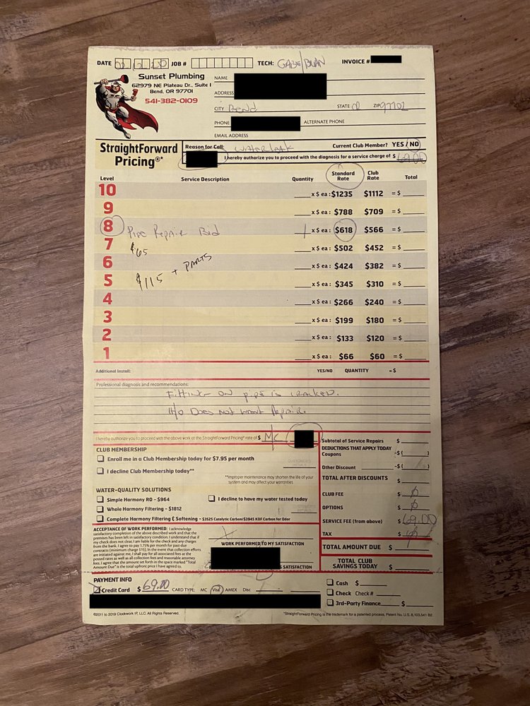 Slide of Sunset Plumbing