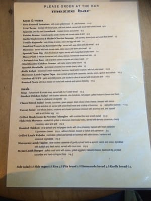 Menu photo 3 Mezze Bar Auckland, AUK Menu photo 3 Mezze Bar Auckland, AUK