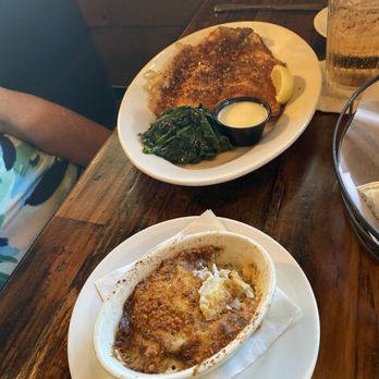 Mr Big Fish - Grilled trout scallop potatoes and spinach - Seafood Near Me - Naples, Florida