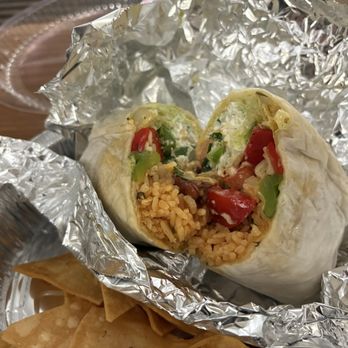 Pancho's Mexican Grill - Vegetables burrito - Mexican Near Me - South Bound Brook, New Jersey