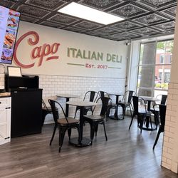 Capo Deli - Seating area