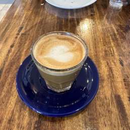 Cortado with oat milk