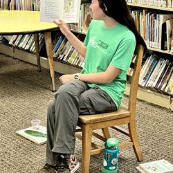 Isabel Henderson Library - Ryan English, Lead Traveling Naturalist from Environmental Nature Center Reading "Frog & Toad"