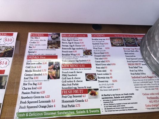Menu photo 6 Bertha's Cafe & Catering Phoenix, AZ