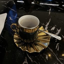 Turkish coffee  Strong and delicious