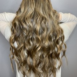 Lush Hair Studio - 22" Babe Hair tape in extensions done by Hannahs Hairstyles.