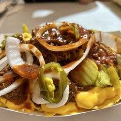 Feedstore BBQ - Brisket Nachos at the Southlake Arts Festival