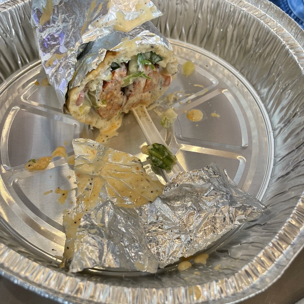 KABOB-iSH - Spicy chicken wrap - Mediterranean Near Me - Duluth, Georgia